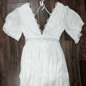 white boutique dress